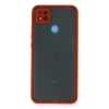 Durukar®   Redmi 9C Kılıf Montreal Silikon Kapak - Kırmızı