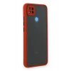 Durukar®   Redmi 9C Kılıf Montreal Silikon Kapak - Kırmızı