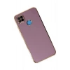 Durukar®   Redmi 9C Kılıf Volet Silikon - Mor