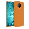 Durukar®   Redmi K30 Pro Kılıf Nano içi Kadife Silikon - Turuncu