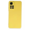 Durukar®   Redmi Note 11 Pro Plus 5G Kılıf Nano içi Kadife Silikon - Sarı