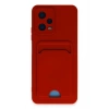 Durukar®   Redmi Note 12 4G Kılıf Kelvin Kartvizitli Silikon - Kırmızı
