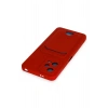 Durukar®   Redmi Note 12 4G Kılıf Kelvin Kartvizitli Silikon - Kırmızı