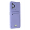 Durukar®   Redmi Note 12 4G Kılıf Kelvin Kartvizitli Silikon - Lila