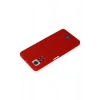 Durukar®   Redmi Note 12 Pro 4G Kılıf Kelvin Kartvizitli Silikon - Kırmızı