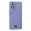 Durukar®   Redmi Note 12 Pro 4G Kılıf Kelvin Kartvizitli Silikon - Lila