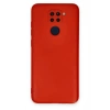 Durukar®   Redmi Note 9 Kılıf Nano içi Kadife Silikon - Kırmızı