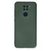 Durukar®   Redmi Note 9 Kılıf Nano içi Kadife Silikon - Koyu Yeşil