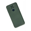 Durukar®   Redmi Note 9 Kılıf Nano içi Kadife Silikon - Koyu Yeşil