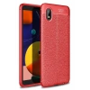 Mey İthalat®  Samsung Galaxy A01 Core Kılıf Auto Focus Kapak - Kırmızı