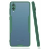 Durukar®  Samsung Galaxy A02 Kılıf Platin Silikon - Yeşil