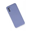 Durukar®  Samsung Galaxy A03S Kılıf Nano içi Kadife Silikon - Lila