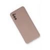 Durukar®  Samsung Galaxy A03S Kılıf Nano içi Kadife Silikon - Pudra