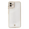 Durukar®  Samsung Galaxy A04 Kılıf Liva Lens Silikon - Beyaz