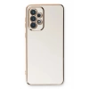 Durukar®  Samsung Galaxy A33 5G Kılıf Volet Silikon - Beyaz