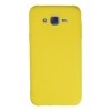 Durukar®  Samsung Galaxy J7 Kılıf Nano içi Kadife Silikon - Sarı