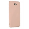 Durukar®  Samsung Galaxy J7 Prime Kılıf Nano içi Kadife Silikon - Pudra