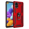 Durukar®  Samsung Galaxy M31S Kılıf Sofya Yüzüklü Silikon Kapak - Kırmızı