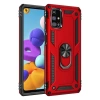 Durukar®  Samsung Galaxy M31S Kılıf Sofya Yüzüklü Silikon Kapak - Kırmızı