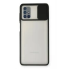 Durukar®  Samsung Galaxy M51 Kılıf Palm Buzlu Kamera Sürgülü Silikon - Siyah
