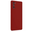 Durukar®  Samsung Galaxy Note 20 Kılıf First Silikon - Bordo