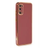 Mey İthalat®  Samsung Galaxy S20 Kılıf Volet Silikon - Kırmızı
