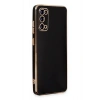 Mey İthalat®  Samsung Galaxy S20 Kılıf Volet Silikon - Siyah