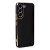 Mey İthalat®  Samsung Galaxy S21 Kılıf Volet Silikon - Siyah