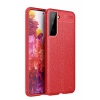 Mey İthalat®  Samsung Galaxy S21 Plus Kılıf Auto Focus Kapak - Kırmızı