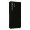 Durukar®  Samsung Galaxy S21 Ultra Kılıf Nano içi Kadife Silikon - Siyah