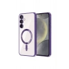 Durukar®  Samsung Galaxy S23 Kılıf Kross Magneticsafe Kapak - Mor