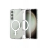 Durukar®  Samsung Galaxy S23 Kılıf Magneticsafe Şeffaf Silikon - Şeffaf