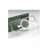 Durukar®  Samsung Galaxy S23 Ultra Kılıf Magneticsafe Şeffaf Silikon - Şeffaf