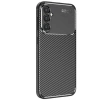 Mey İthalat®  Samsung Galaxy S25 Kılıf Auto Focus Karbon Kapak - Siyah
