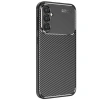 Mey İthalat®  Samsung Galaxy S25 Kılıf Auto Focus Karbon Kapak - Siyah