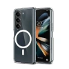 Durukar®  Samsung Galaxy Z Fold 6 Kılıf Magneticsafe Şeffaf Silikon - Şeffaf
