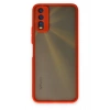 Mey İthalat®  Vivo Y11S Kılıf Montreal Silikon Kapak - Kırmızı