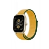 Durukar®  Watch 22mm Hasırlı Cırtcırtlı Kordon - Sarı