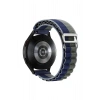 Durukar®  Watch 22mm KR410 Kumaş Kordon - Lacivert-Yeşil