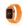 Durukar®   Watch 42mm Hasırlı Cırtcırtlı Kasalı Kordon - Turuncu