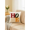 Mira Home Dekoratif Punch Home Nakışlı Kırlent Kılıfı