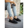 MN002 - RST Loafer Verniciata Mens Shoes BLACK