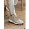 MN2409 - Mens Knit Shoes BEIGE