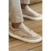 MN2505 - Linen Mens Shoes BEIGE/BEIGE