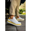 MN979 - Santoni GBT Spor Erkek Ayakkabı BEYAZ/SARI