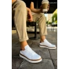 MN979 - Santoni GBT Spor Erkek Ayakkabı BEYAZ/TABA
