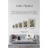 Modern Ahşap Çerçeveli Tablo 17 x 23