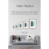 Modern Ahşap Çerçeveli Tablo 17 x 23