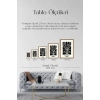 Modern Ahşap Çerçeveli Tablo 17 x 23