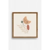 Modern Ahşap Çerçeveli Tablo 23 x 23